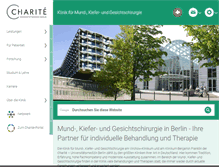 Tablet Screenshot of mkg.charite.de