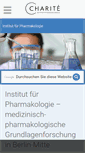 Mobile Screenshot of pharmakologie.charite.de