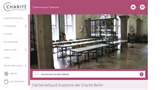 Desktop Screenshot of anatomie.charite.de