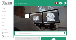 Desktop Screenshot of nuklearmedizin.charite.de