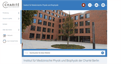 Desktop Screenshot of biophysik.charite.de