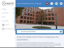 Tablet Screenshot of biophysik.charite.de
