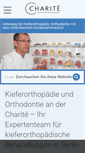 Mobile Screenshot of kieferorthopaedie.charite.de