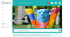 Desktop Screenshot of frauenbeauftragte.charite.de