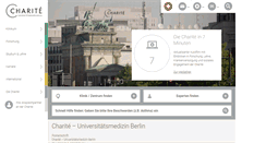 Desktop Screenshot of charite.de