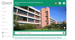 Desktop Screenshot of oralmed.charite.de