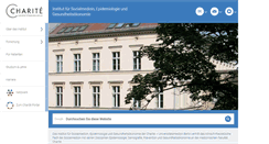 Desktop Screenshot of epidemiologie.charite.de