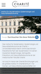 Mobile Screenshot of epidemiologie.charite.de