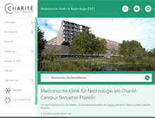 Tablet Screenshot of nephro-cbf.charite.de