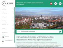 Tablet Screenshot of haema-cbf.charite.de