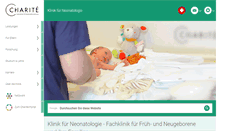 Desktop Screenshot of neonatologie.charite.de