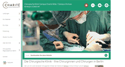 Desktop Screenshot of chirurgie.charite.de