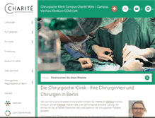 Tablet Screenshot of chirurgie.charite.de