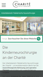Mobile Screenshot of kinderneurochirurgie.charite.de