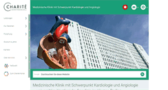 Desktop Screenshot of herz.charite.de