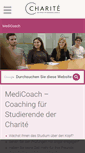 Mobile Screenshot of medicoach.charite.de