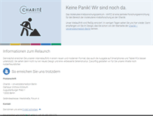 Tablet Screenshot of mkfz.charite.de