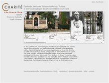Tablet Screenshot of denkmaeler.charite.de