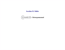 Tablet Screenshot of chirurgenmanual.charite.de