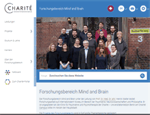 Tablet Screenshot of mindandbrain.charite.de