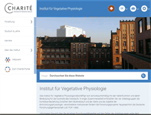 Tablet Screenshot of medphysiol.charite.de