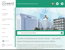 Tablet Screenshot of cccc.charite.de