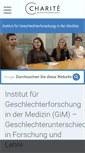Mobile Screenshot of gender.charite.de