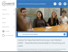 Tablet Screenshot of gender.charite.de